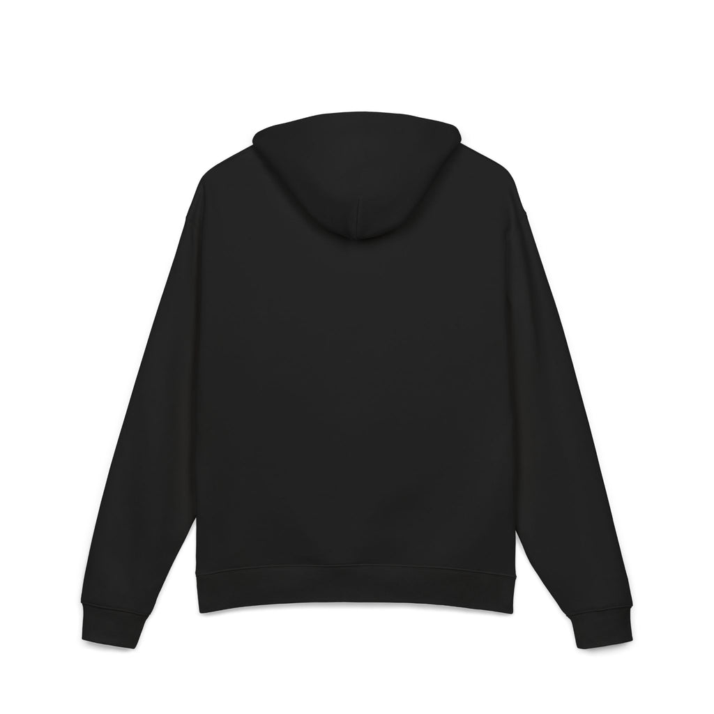 Relaxed Hoodie - Minimal Script "Carpe Diem" Black Pullover