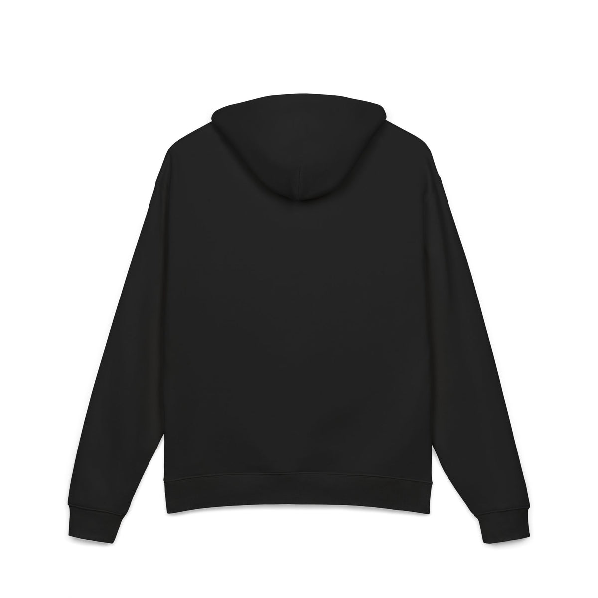 Relaxed Hoodie - Minimal Script "Carpe Diem" Black Pullover